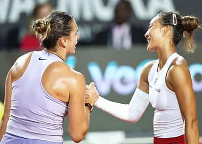 Olympic champ Zheng happy to halt Sabalenka