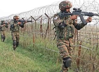 pakistan-Indian army Border Force BSF
