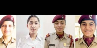 4 Lady Cadets from Mai Bhago Institute
