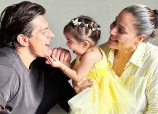 Bipasha Basu daughter Devi and Karan Singh Grover