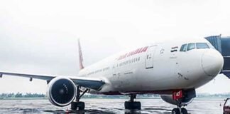 Air India plane flight