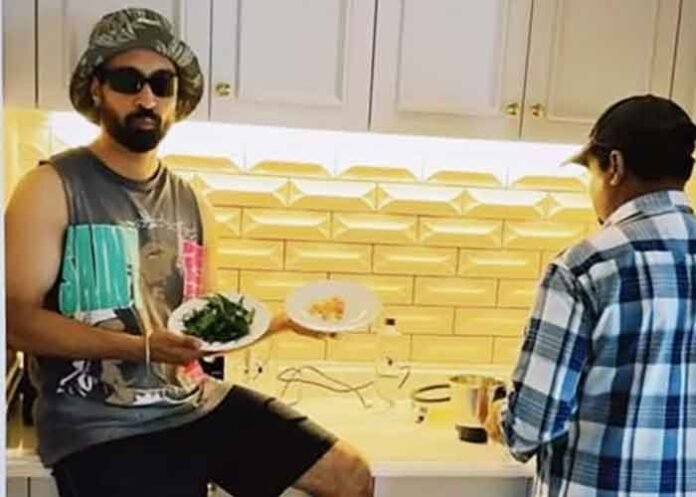 Diljit Dosanjh shares healthy meal video