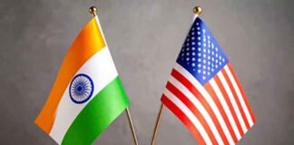 India USA America Flags 1