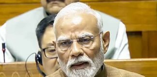 PM Narendra Modi in Lok Sabha