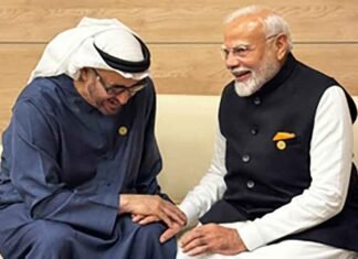 Sheikh Mohamed bin Zayed Al Nahyan and PM Modi
