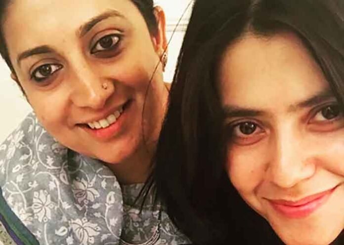 Smriti Irani with Ektaa Kapoor
