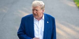 Donald Trump on the way