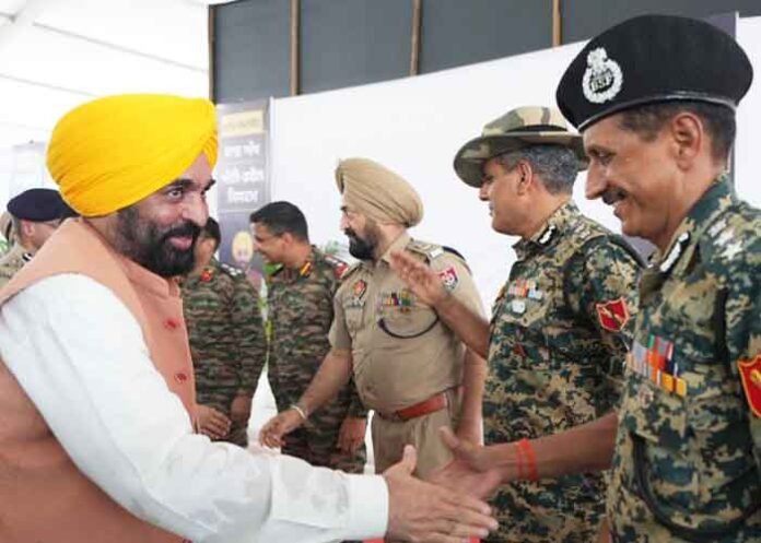 CM Mann meet army officers