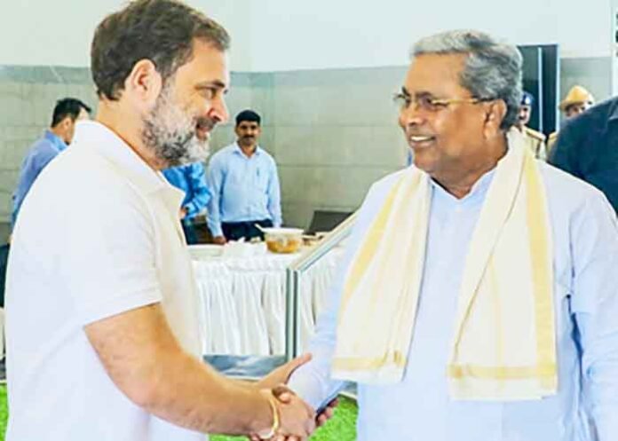 CM Siddaramaiah meet Rahul Gandhi
