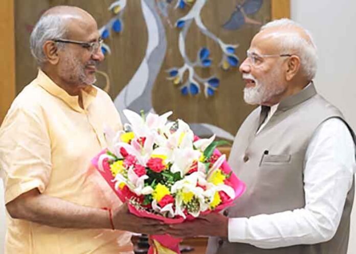 CP Radhakrishnan meets PM Modi