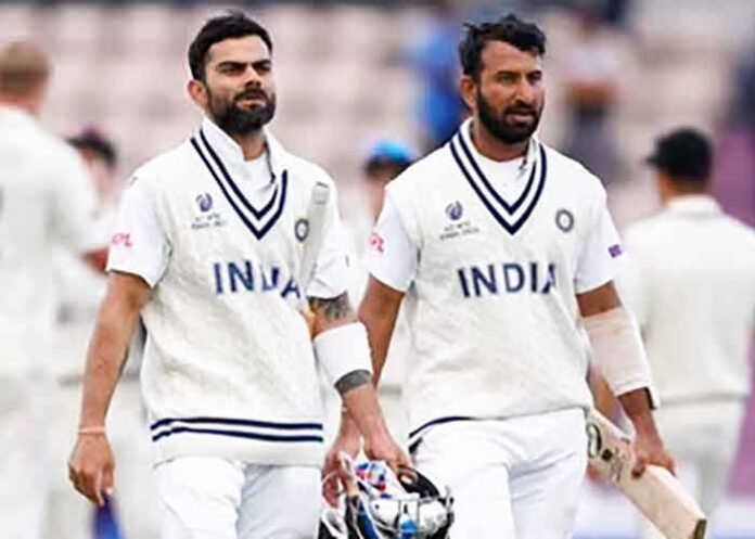 Cheteshwar Pujara Virat Kohli