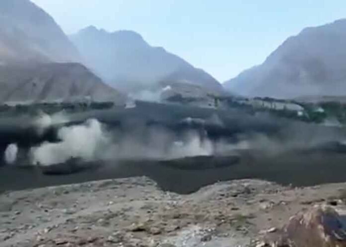 Houses damaged burst in Pak-occupied Gilgit-Baltistan