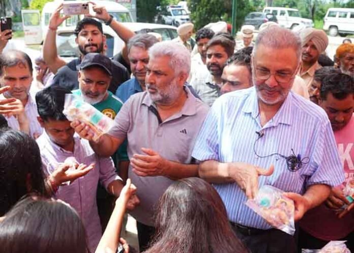 Kataruchakk and Dr. Balbir Singh inspected flood-hit villages