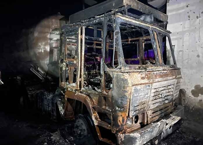 LPG tanker explosion