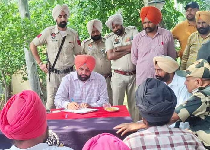 MP Gurjeet Aujla visits Ajnala
