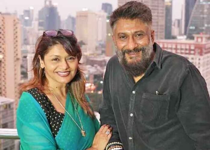 Pallavi Joshi with husband Vivek Ranjan Agnihotri