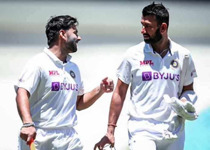 Rishabh Pant Cheteshwar Pujara