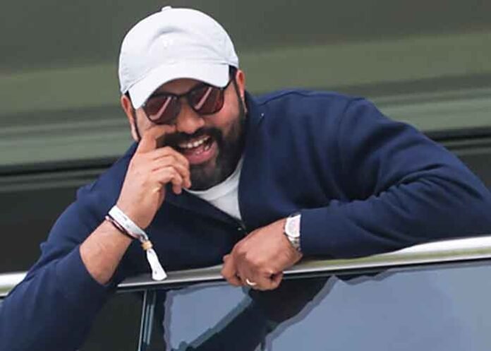 Rohit Sharma makes surprise appearance
