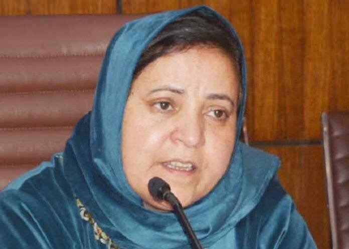 Sakina IItoo JK Edu Minister