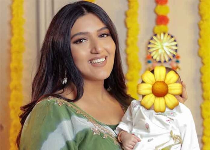 Shireen Mirza with her 2-month-baby