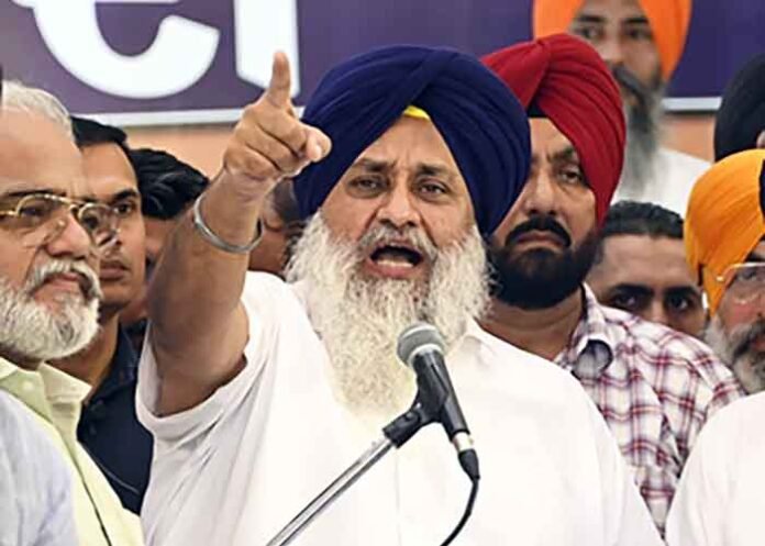 Sukhbir Badal slams AAP