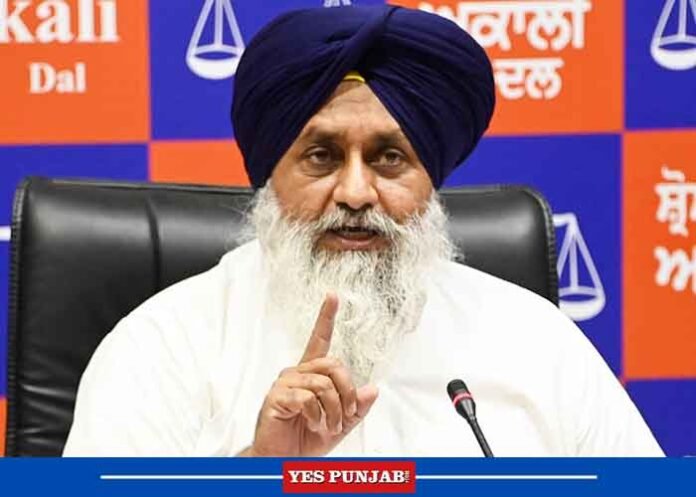 Sukhbir Singh Badal SAD President