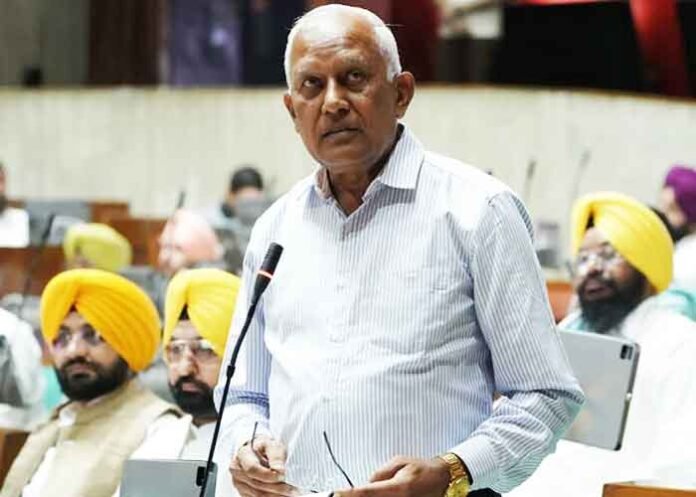 Barinder Goyal in Assembly Session