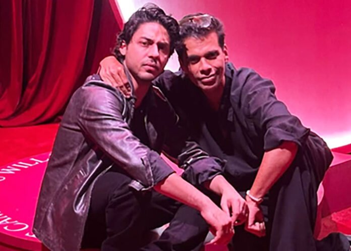 Karan Johar with Aryan Khan