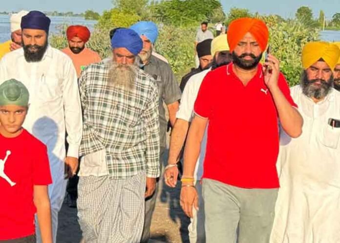 Laljit Bhullar opens relief camp at Bhaowal village