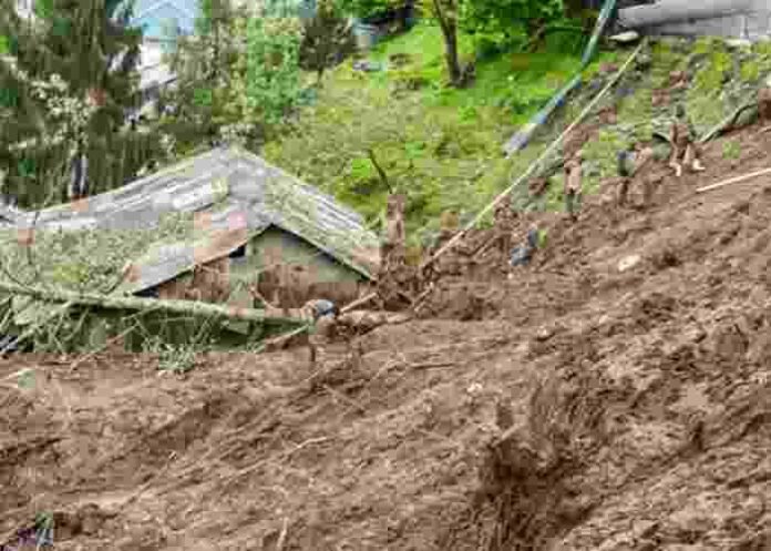 Landslide in sikkim