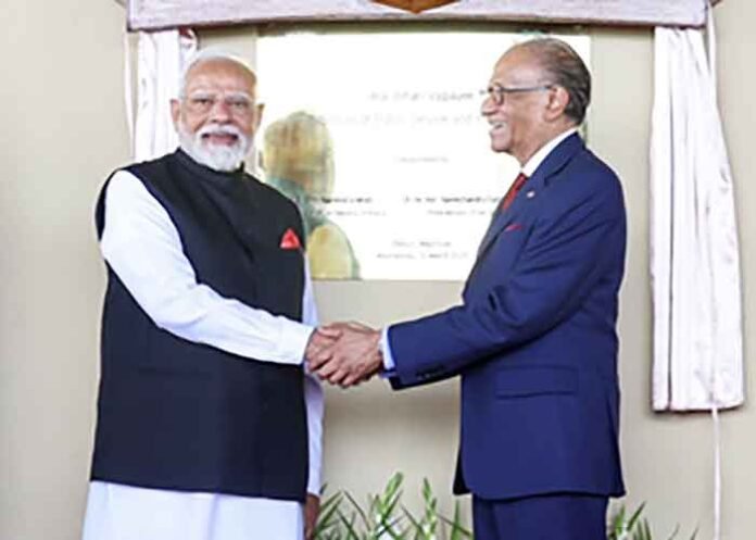 Navinchandra Ramgoolam meet PM Modi