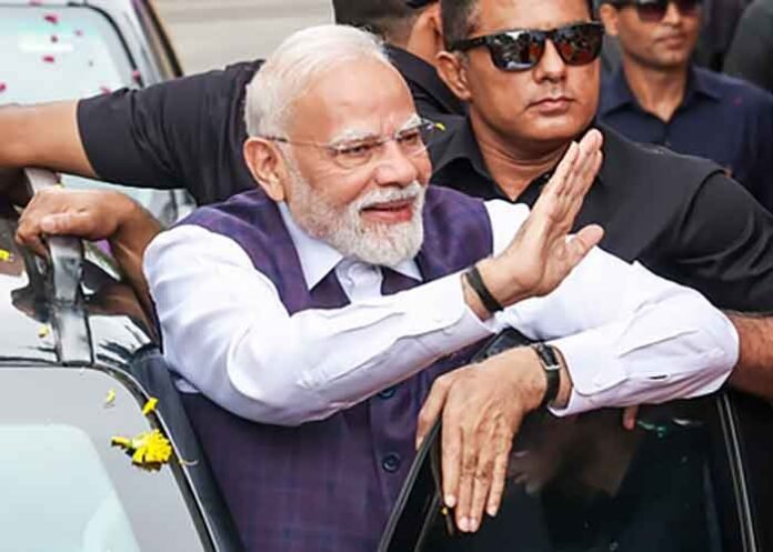 PM Narendra Modi Rally Roadshow 1