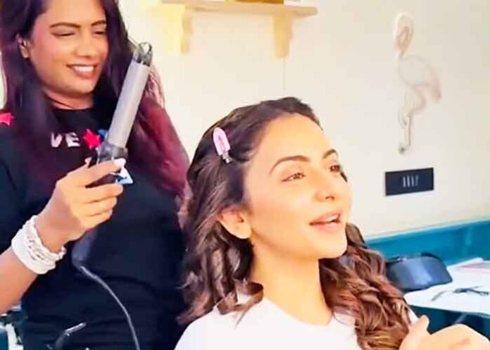 Rakul Preet Singh turns her make-up room