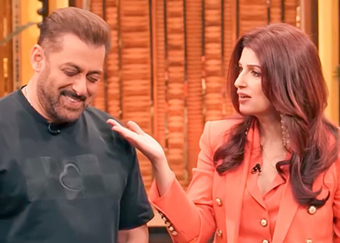 Salman Khan with Twinkle Khanna