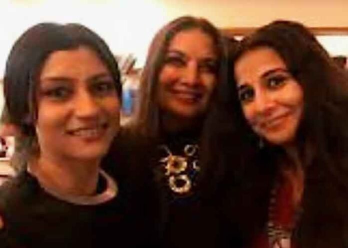Shabana Azmi with Vidya Balan and Konkona Sen Sharma