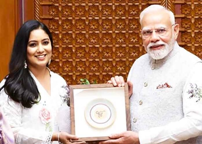Singer Harshdeep Kaur met PM Modi