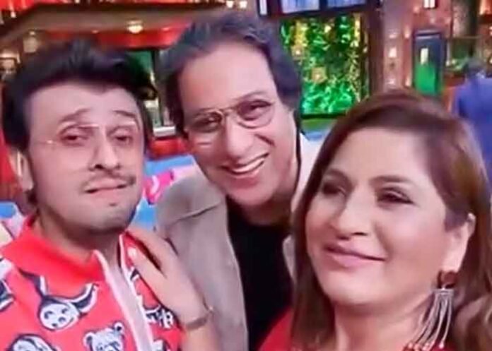 Sonu Nigam, Talat Aziz with Archana Puran Singh