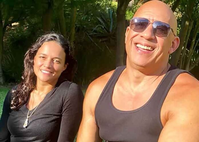 Vin Diesel Michelle Rodriguez reunite