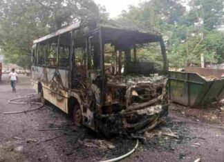 Narrow escape for 36 passengers as bus catches fire in Andhra’s Prakasam 11 dead as Hyderabad Bengaluru bus catches fire in Andhra