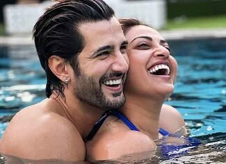 Anushka Ranjan shares poolside with Aditya Seal