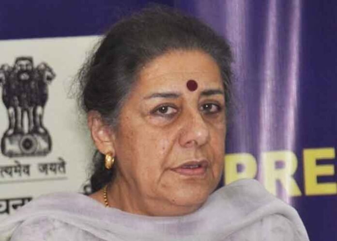 Congress leader Ambika Soni