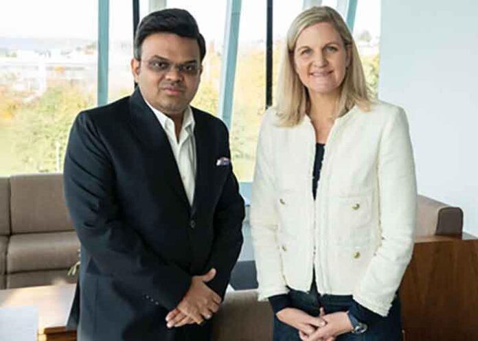 Jay Shah meets IOC chief Kirsty Coventry