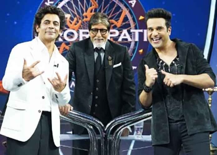 Krushna Abhishek shares stage with Amitabh Bachchan and Sunil Grover