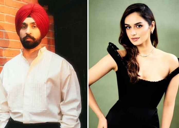Manushi Chhillar and Diljit Dosanjh