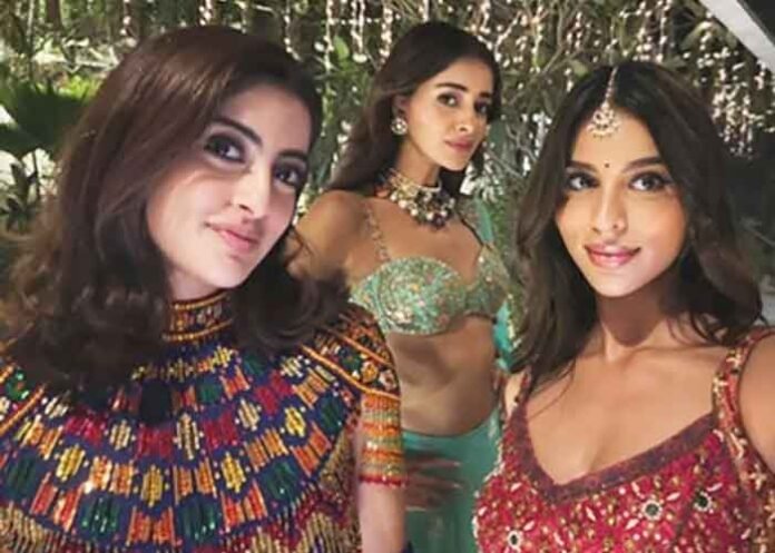 Navya Naveli Nanda with Suhana Khan Ananya Panday