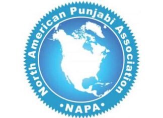 North American Punjabi Association NAPA Logo