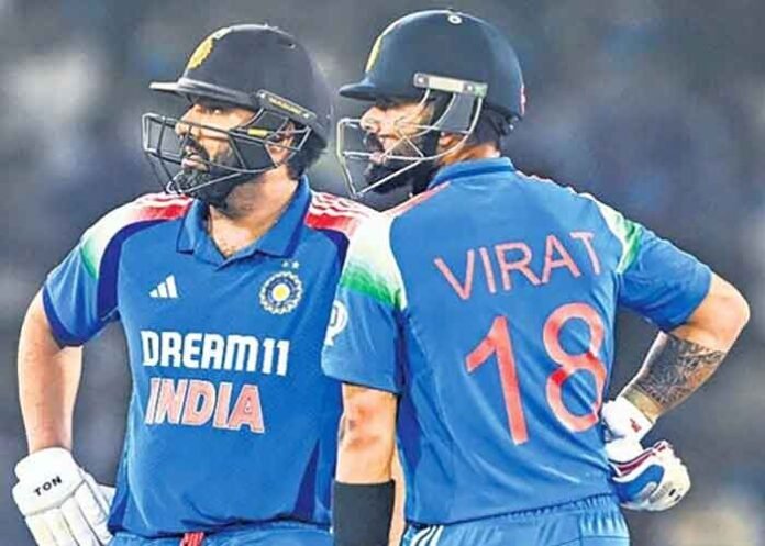 Rohit Sharma Virat Kohli Indian Cricketers