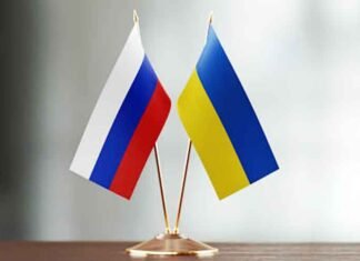 Russia and Ukraine agree for Orthodox Easter ceasefire Russia Ukraine Flags