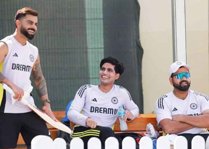 Shubman Gill Virat Kohli Rohit Sharma