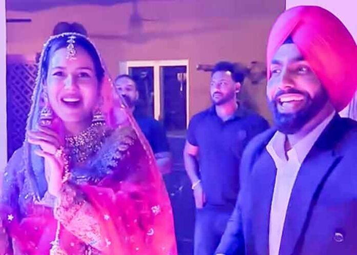 Sonam Bajwa shares her DJ moment with Ammy Virk